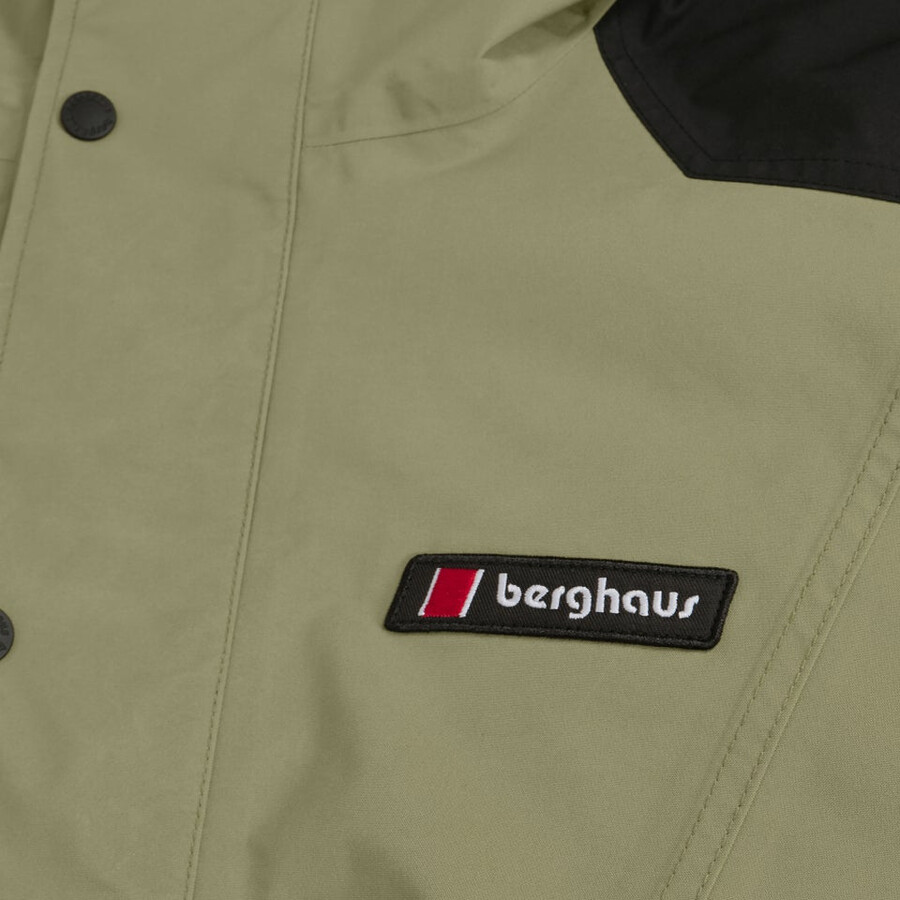 unisex meru la montaña gore-tex chaqueta - verdenegro berghaus