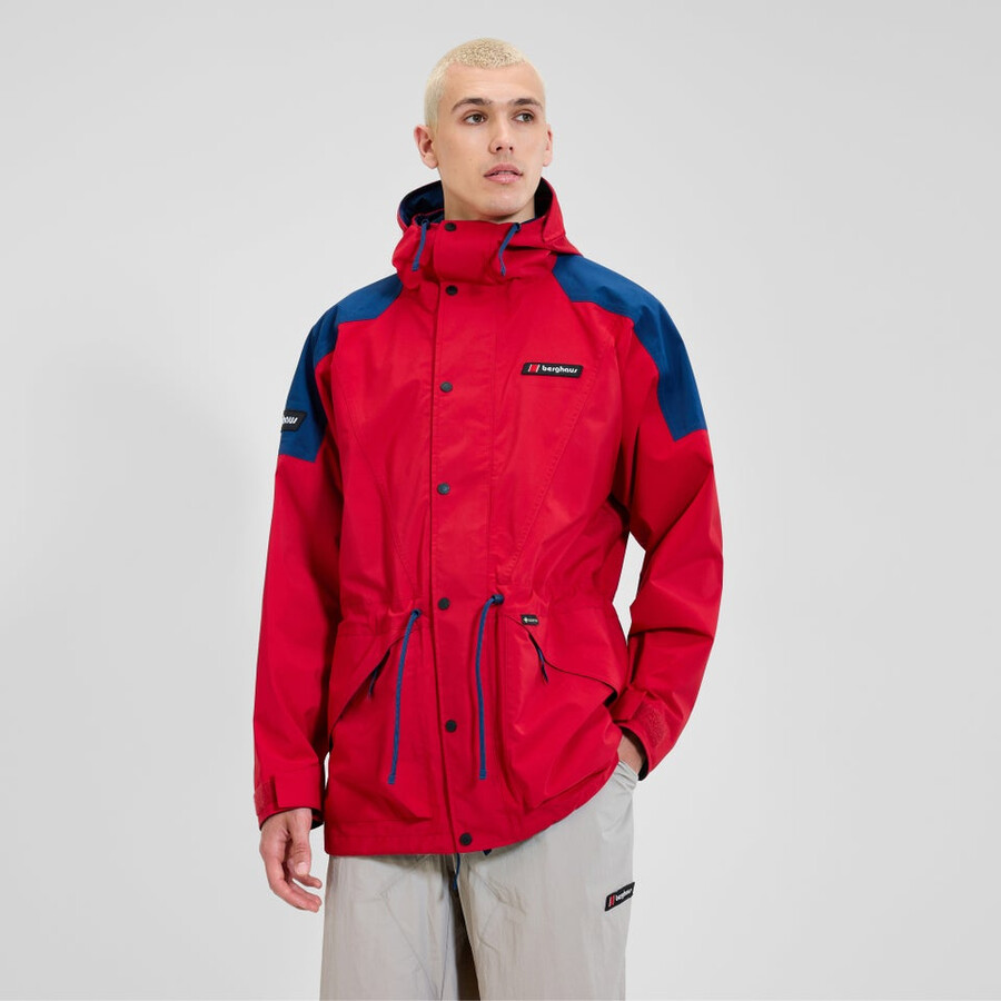 unisex meru la montaña chaqueta de gore-tex - rojoazul berghaus