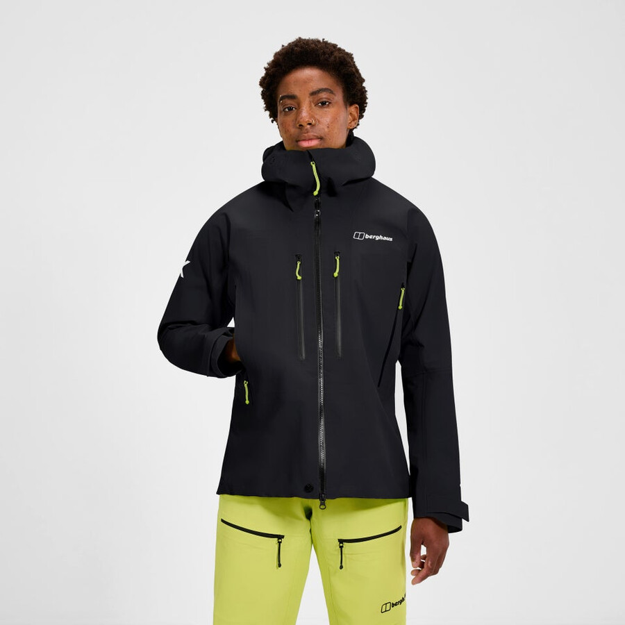 la mujer extrem vanguardia chaqueta de gore-tex - negro berghaus