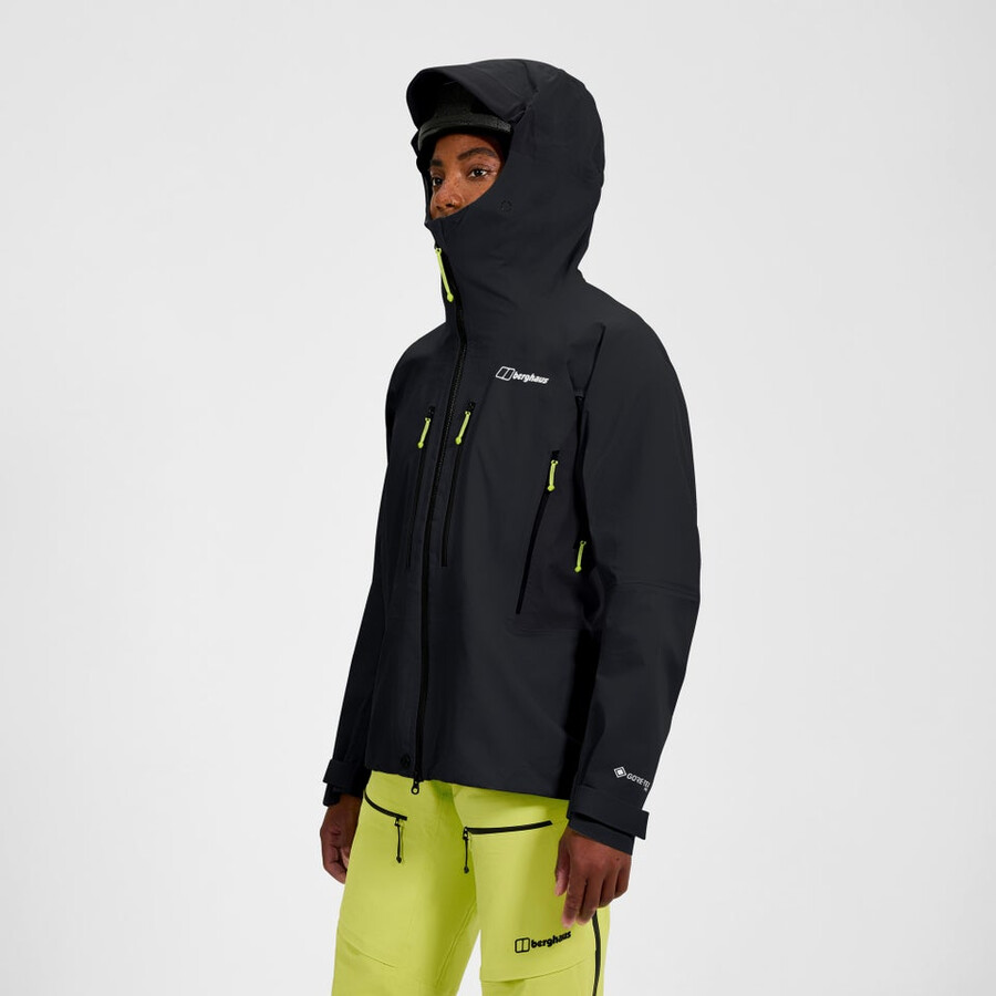 la mujer extrem vanguardia chaqueta de gore-tex - negro berghaus