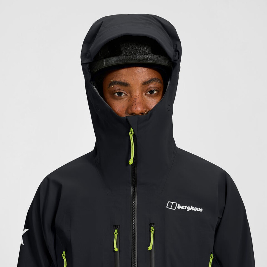 la mujer extrem vanguardia chaqueta de gore-tex - negro berghaus