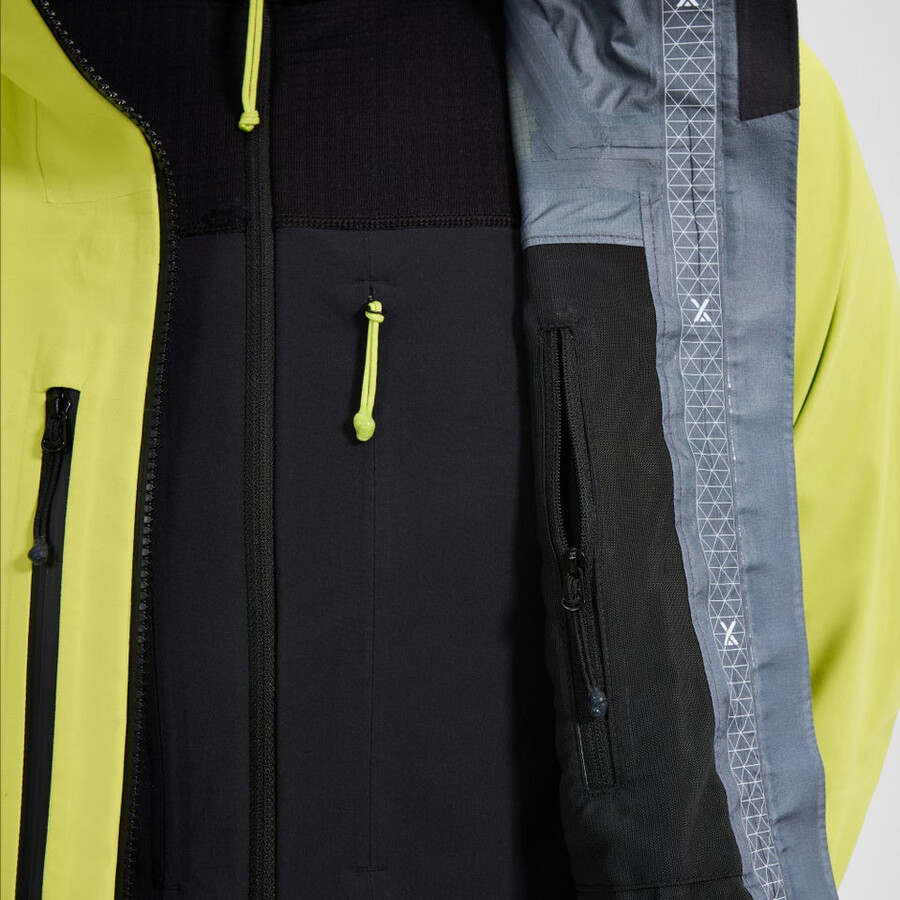 la mujer extrem vanguardia chaqueta de gore-tex - amarillopúrpura berghaus