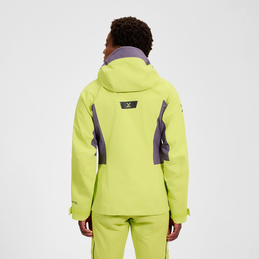 la mujer extrem vanguardia chaqueta de gore-tex - amarillopúrpura berghaus