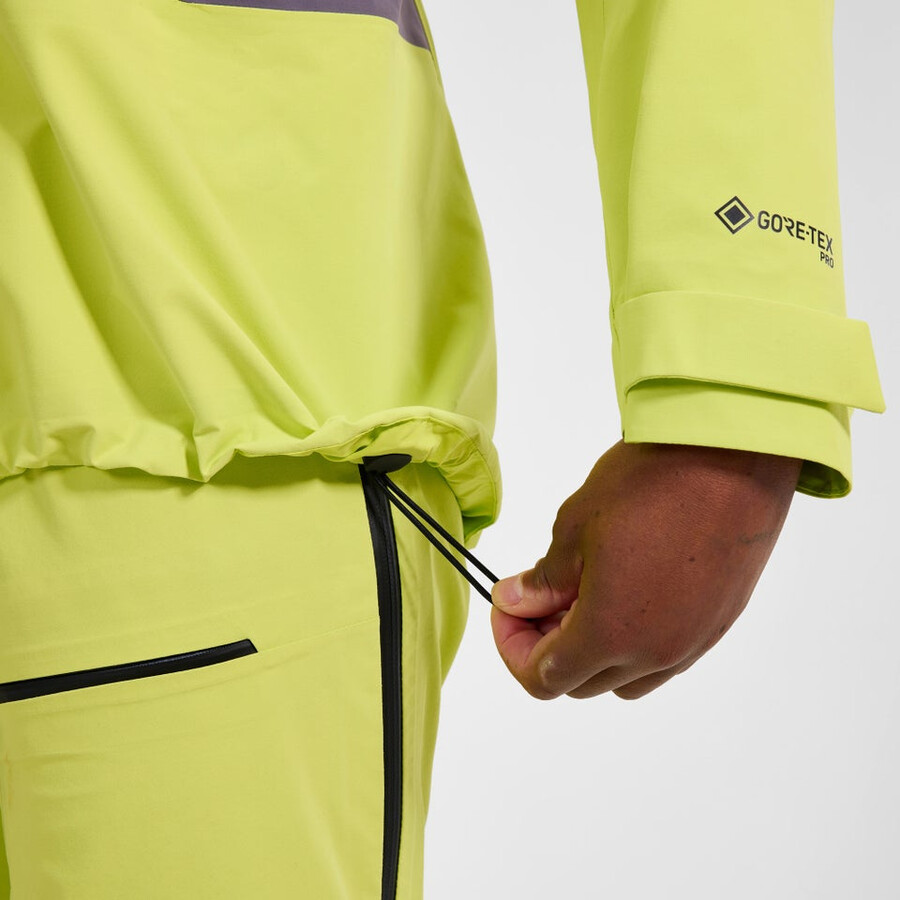 la mujer extrem vanguardia chaqueta de gore-tex - amarillopúrpura berghaus