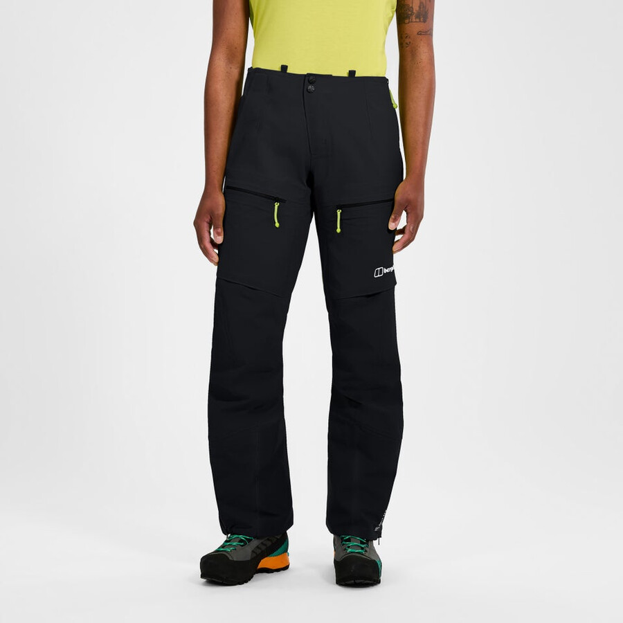 la mujer extrem vanguardia de gore-tex pantalones - negro berghaus