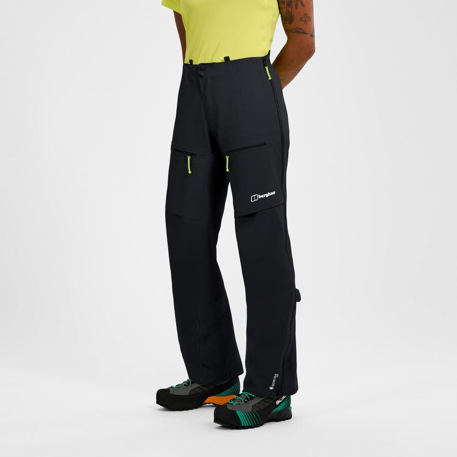 la mujer extrem vanguardia de gore-tex pantalones - negro berghaus