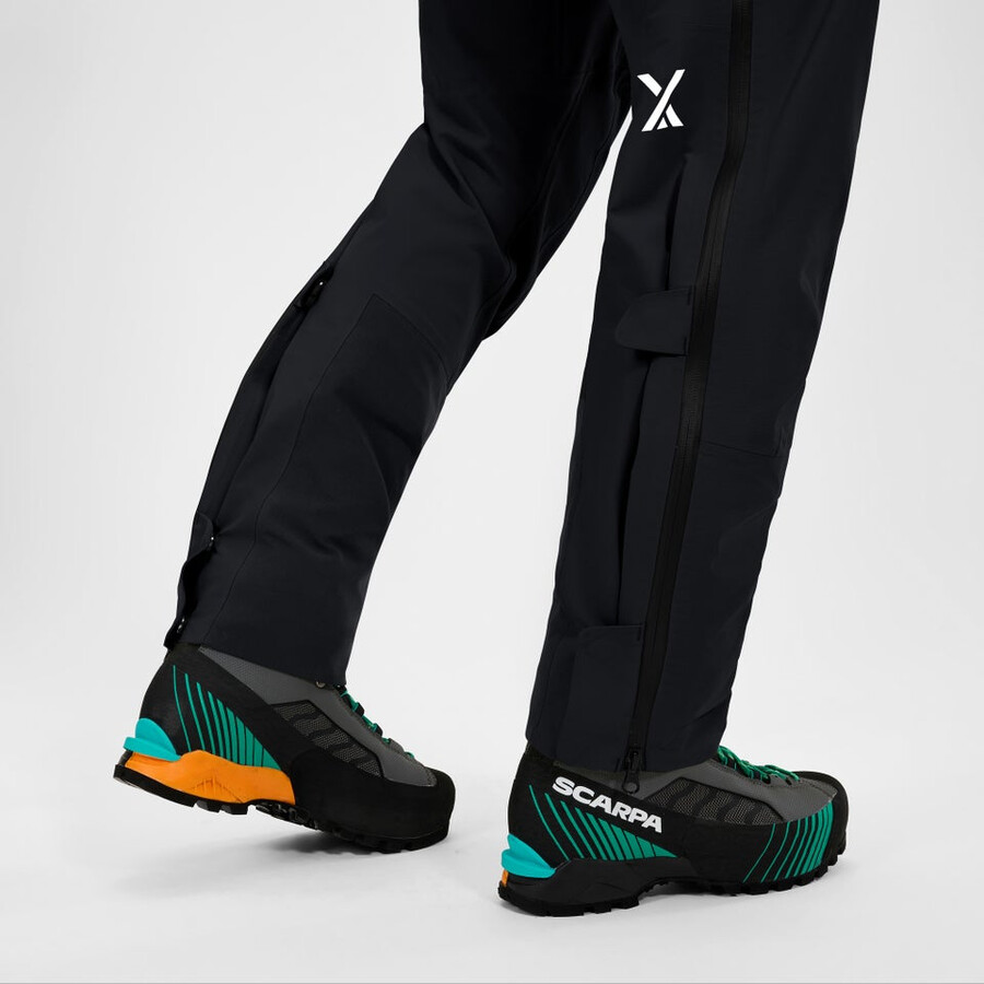 la mujer extrem vanguardia de gore-tex pantalones - negro berghaus