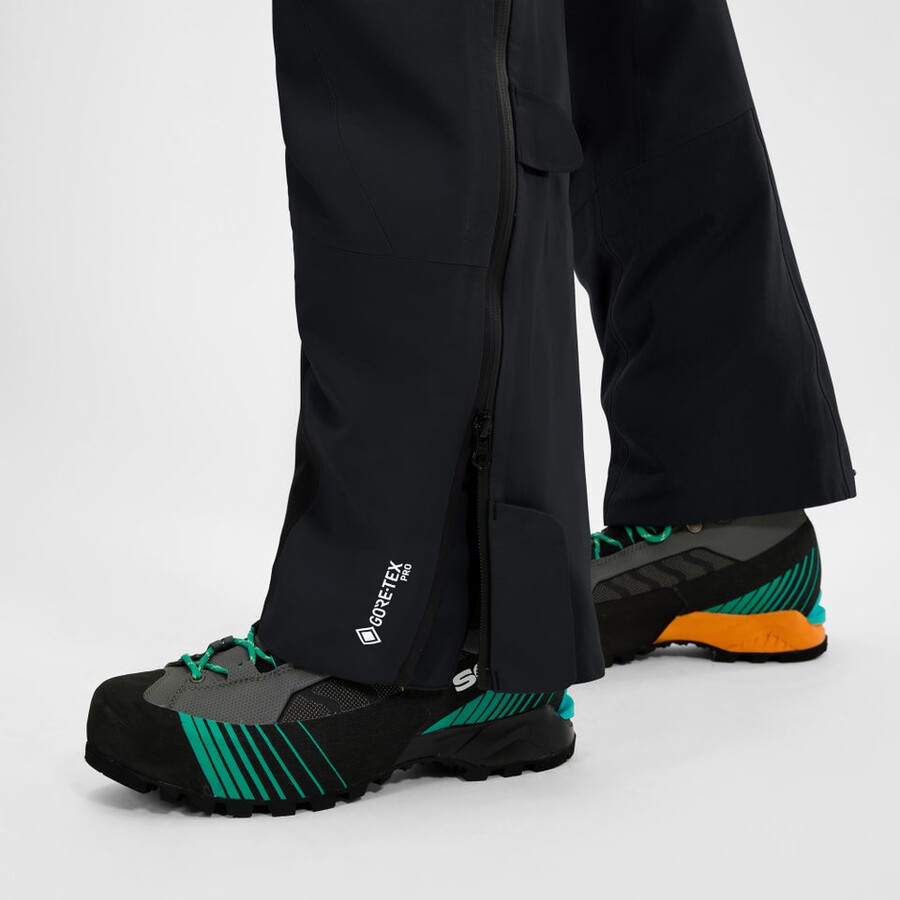 la mujer extrem vanguardia de gore-tex pantalones - negro berghaus