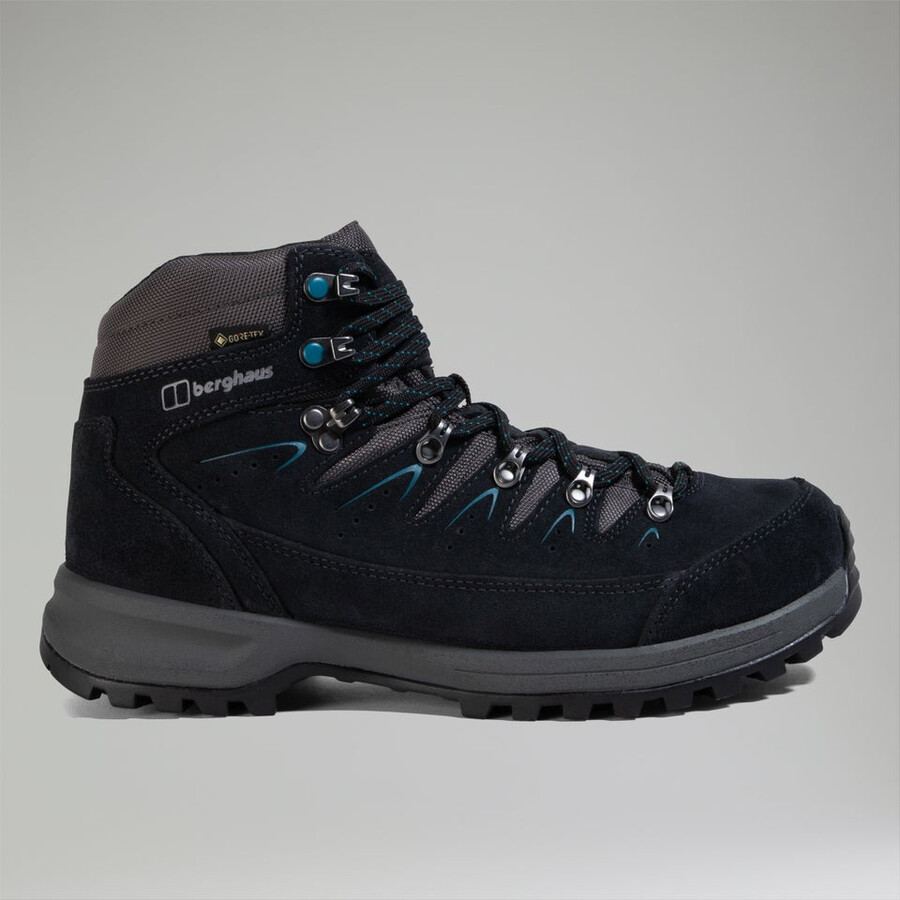 las mujeres del explorador de trekking gore-tex - azul marinogris berghaus