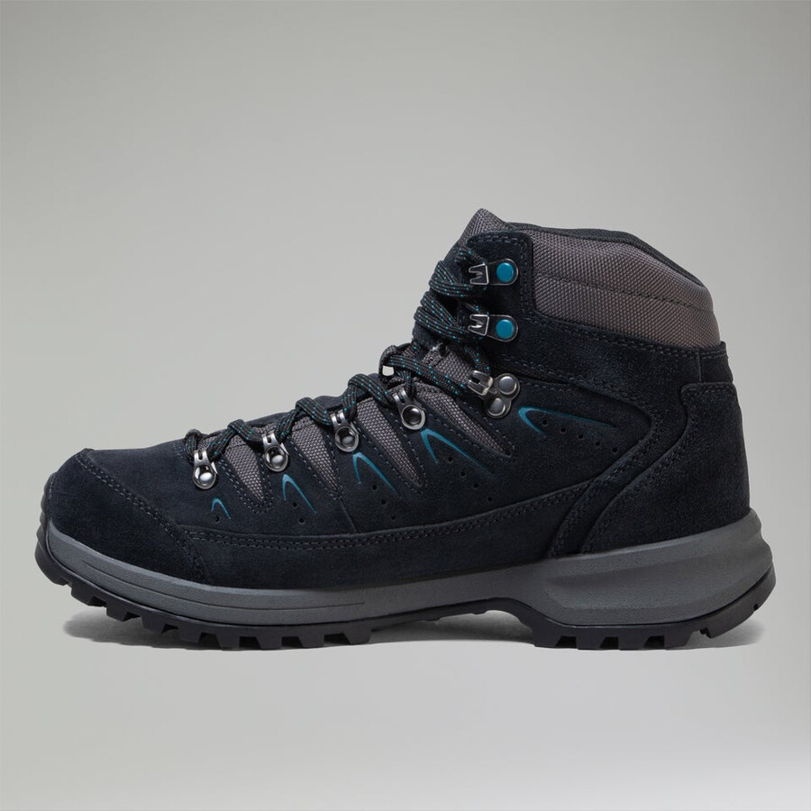 las mujeres del explorador de trekking gore-tex - azul marinogris berghaus