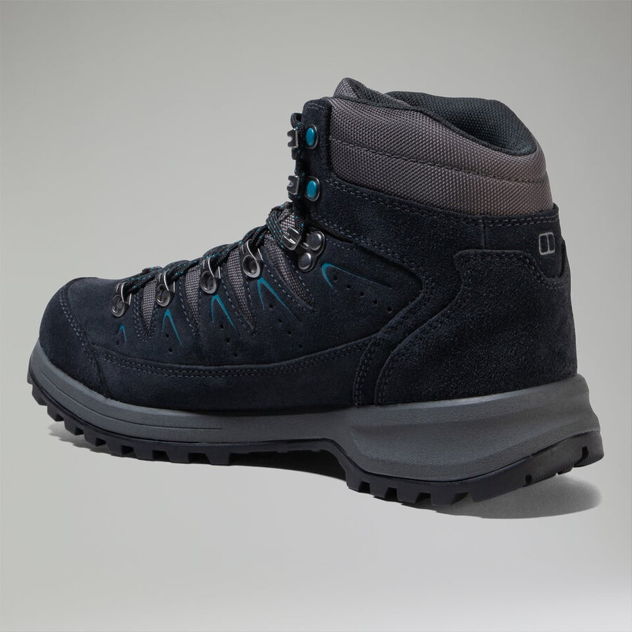las mujeres del explorador de trekking gore-tex - azul marinogris berghaus