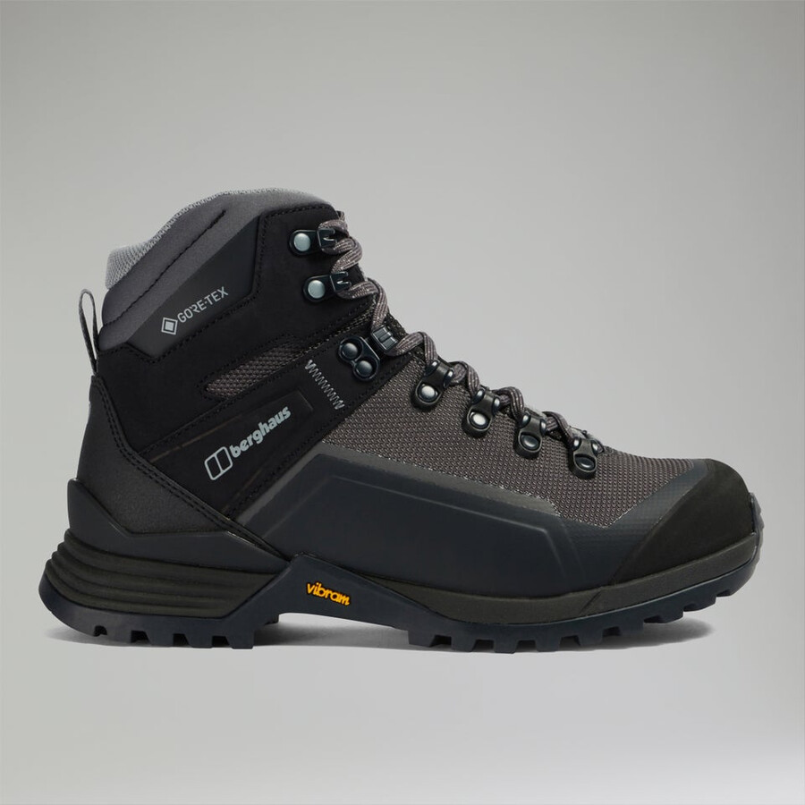 las mujeres de la tormenta de la caminata de gore-tex de arranque - grisnegro berghaus