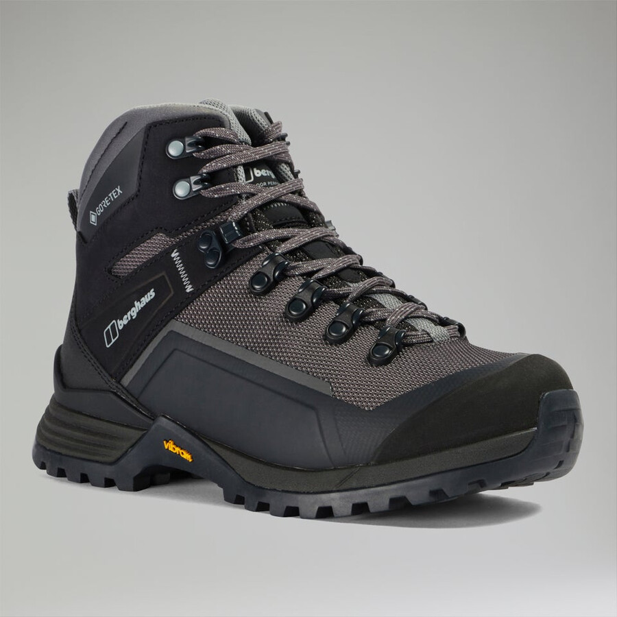 las mujeres de la tormenta de la caminata de gore-tex de arranque - grisnegro berghaus