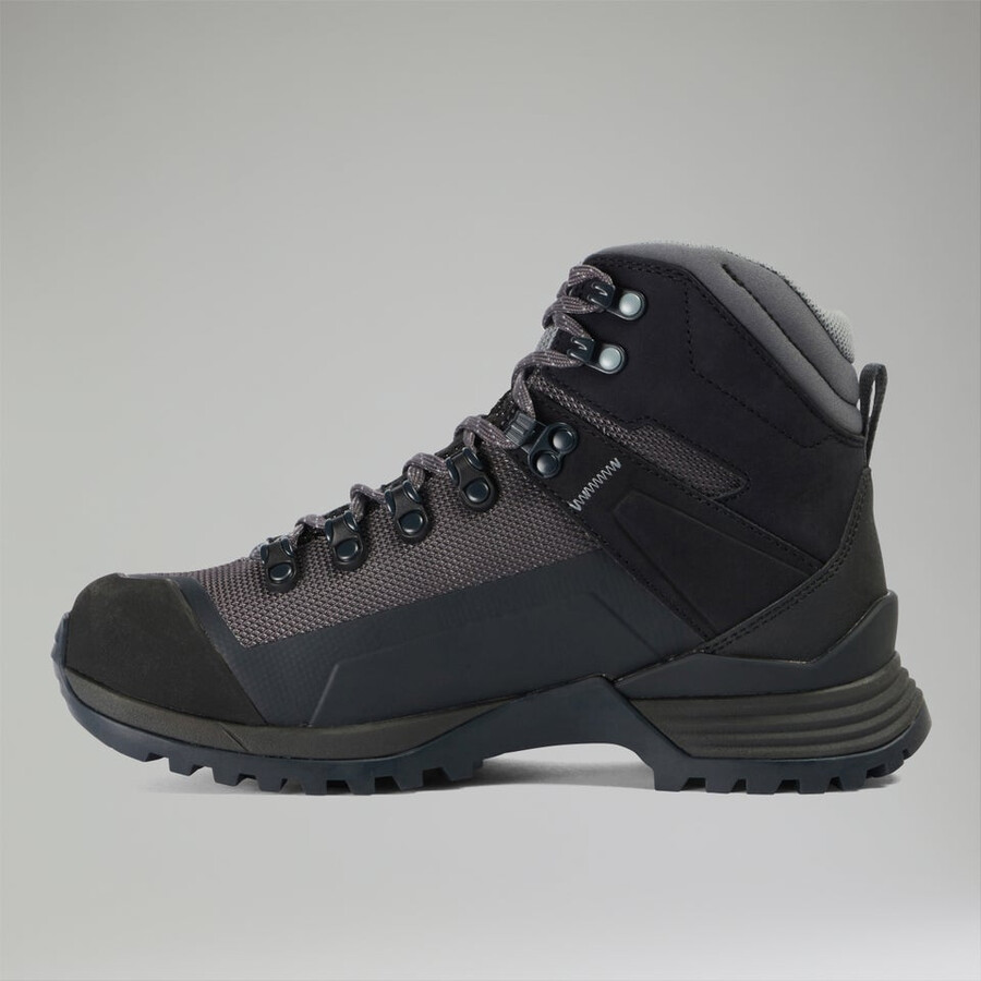 las mujeres de la tormenta de la caminata de gore-tex de arranque - grisnegro berghaus