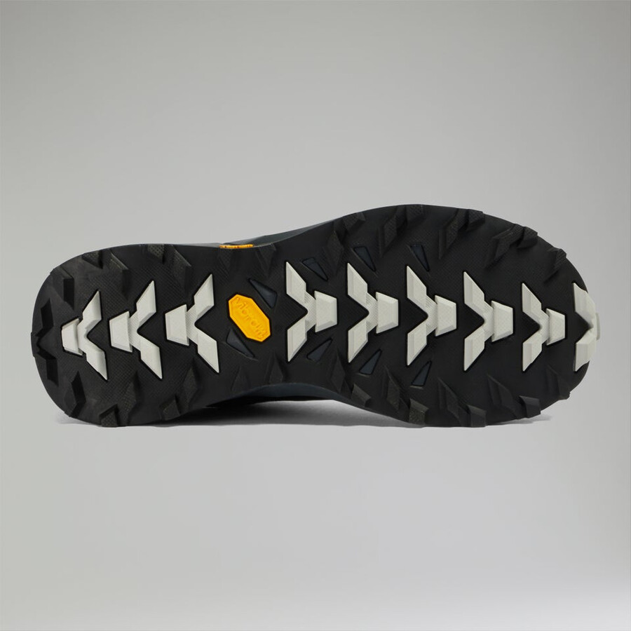 las mujeres del sendero activa de gore-tex zapatos - negroverde berghaus